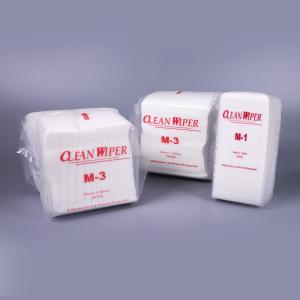 25x25cm Lint Free Cleanroom Paper Nonwoven Cleanroom Wipes 9x9 M-3 Series