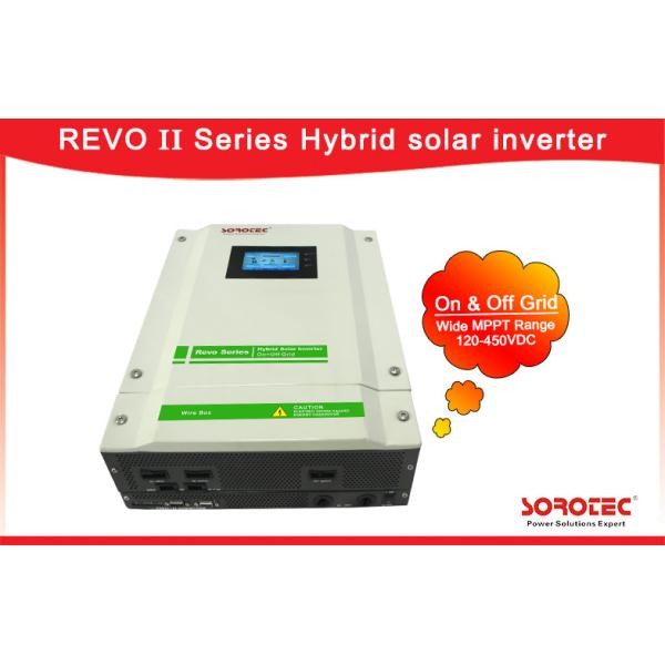 On / Off Gird Hybrid Solar Inverter of PF=1.0 3-5.5kW Built-in with Battery