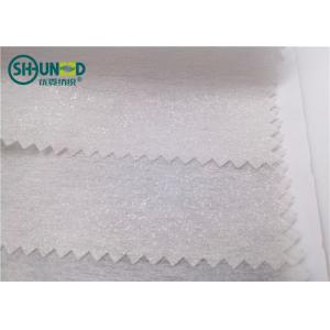 LDPE Chemical Bond Non Woven Interlining Fusing Embroidery Lining For Industry