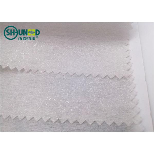 LDPE Chemical Bond Non Woven Interlining Fusing Embroidery Lining For Industry