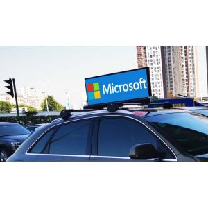 China RGB Aluminum Taxi Top Led Display Digital Sign P2 P2.5 P3 P5 on sale