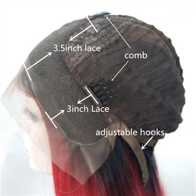 Women Curly Wavy Synthetic Lace Front Wigs Ginger Blonde Color Natural Looking