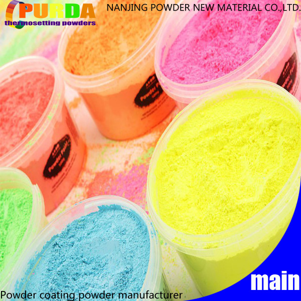 Candy Color Epoxy Polyester Powder Coating , Hybrid Powder Coating Smooth
