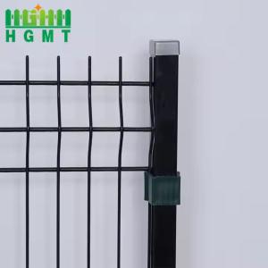 Residential Green Powder Coated Triangle Designs Security 3D Fence Panel