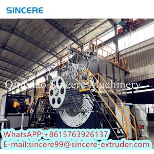 PLC Thermoplastic Spiral PP PPR PE PVC HDPE Pipe Production Line Machine