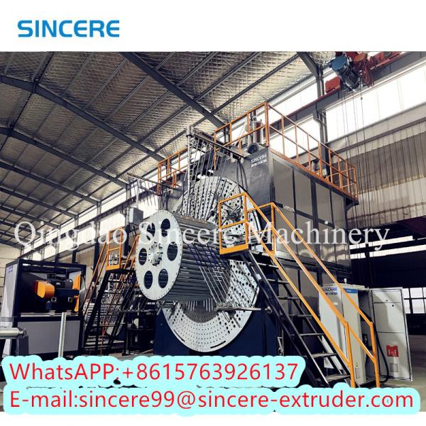 PLC Thermoplastic Spiral PP PPR PE PVC HDPE Pipe Production Line Machine