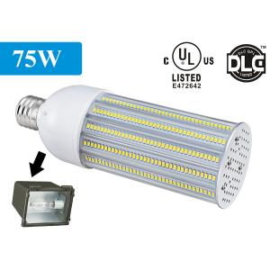 110-120lm / w 180 Degree DLC LED Corn Light E27 E40 75W energy saving