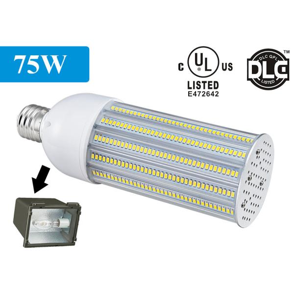 110-120lm / w 180 Degree DLC LED Corn Light E27 E40 75W energy saving