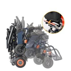Lithium Battery Folding Wheelchair Lightweight With Brushless Motor