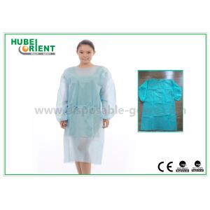 Single Use 25G/M2 Polypropylene Nonwoven Isolation Gown With Elastic Wrist