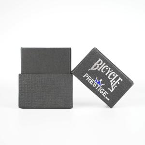 Playing Cards Lid And Base Packaging Box with Custom Hot Foil Silver Stamping