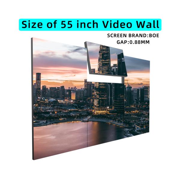 55 Inch BOE SCREEN 0.88mm Gap Advertising Led-Video-Wall-Panel Digital Video