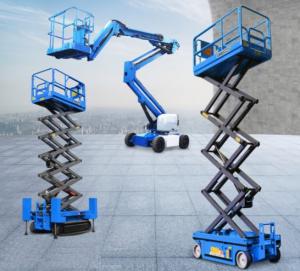 China 12m Self - Propelled Scissor Lifts Mobile Elevated Work Platform Aerial Lift Scaffolding on sale