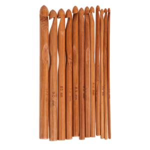China Multifunctional Various Sizes Carbonized Bamboo Material Knitting Needles Set for Beginners on sale