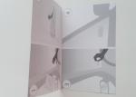 One Fold User Instruction Manuals, Customized C2S Paper Double Side Folded