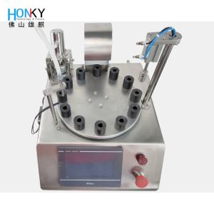 40Bpm Essence Tube Liquid Filling And Capping Machine With Cap Pressing Function