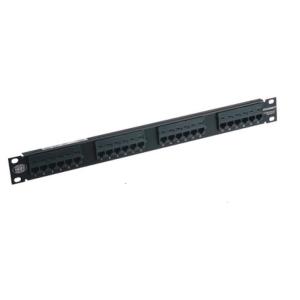 Cheap Modularization Design 110 IDC UTP Patch Panel 24 Port Cat5e For 19&quot;Cabinet for sale
