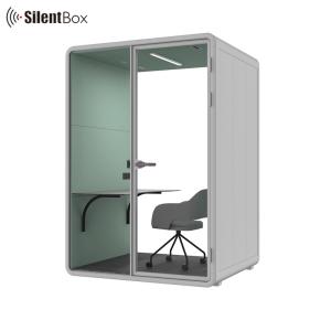 Modern Movable Silent Booth with 4000K Lighting STC30dB Soundproof and RT0.75s