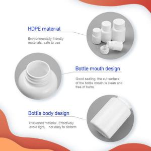 Screw Cap Plastic Custom Pill Bottle 60ml