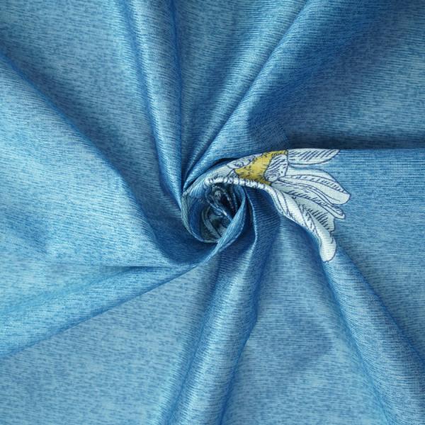 Quality Sky Blue 43D Jacquard Knitted Fabric 210cm-220cm Adjustable width wholesale