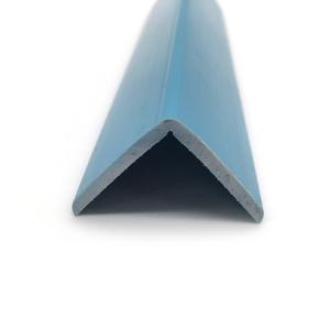 Angle Protection Building Blue Rigid Pvc Extrusion Corner Triangular Plastic Profile Customized