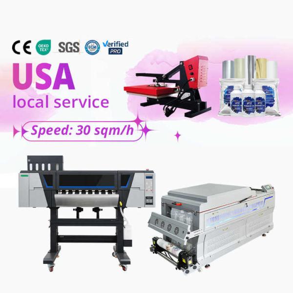 180kgs/ Shaker 2200*1120*1145mm DTF T Shirt Printer With Intelligent Embedded