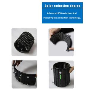 P3.91 Curved LED Wall Screen , Indoor Outdoor LED Screen Display 5500-6500 Nits