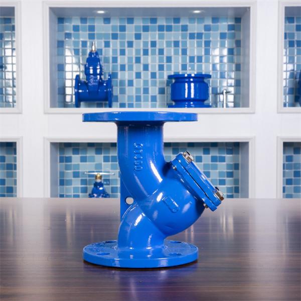 Pn10 Dn65 Y Strainer Filter Water Filter Ductile Iron Body With Stainless Steel