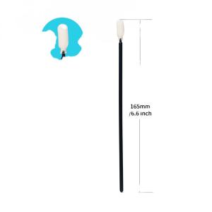 Cheap Printer Head PU Foam Cleaning Swabs With PP Stick 100pcs/bag for sale