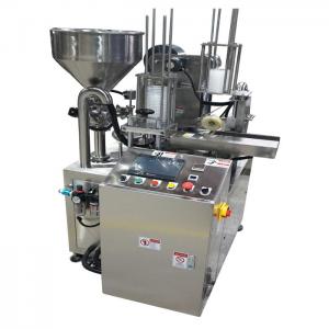 Cheap PLC Control Milk Filling And Sealing Machine With ≤±1% Filling Accuracy for sale
