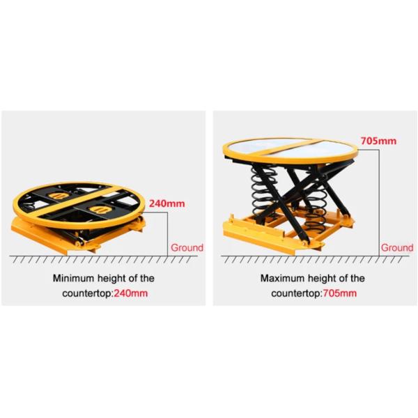 Quality 1000KG Spring lift table with Ce certificed wholesale