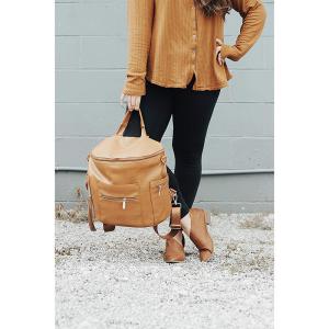 New Arrival Amazing design high quality Leather Diaper Bag Backpack