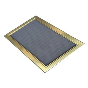 Gold Frame Mosquito Proof Window 14mesh Steel Mesh Security Screen