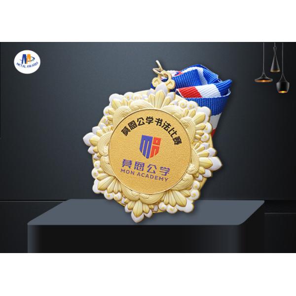 Quality Zinc Alloy Medal For Your Events Colorful Painting On Raised 3D Surface wholesale