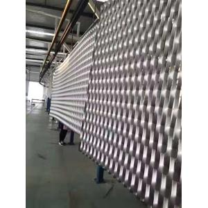 Aluminum expanded metal mesh Curtain Wall GOLD COPER COLOUR