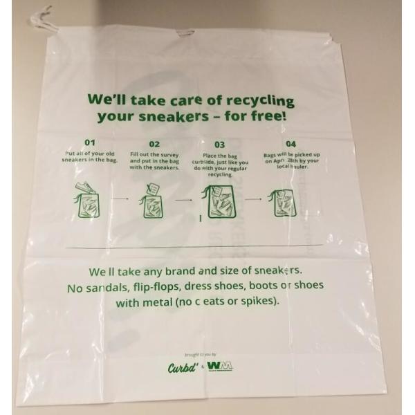 Biobased Compostable Vest T-shirt Handle Bags,Shopping, Shopper, Singlet, Vest Carrier, Tie handle, Top tie, NIce Day