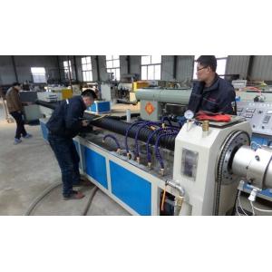 Fully Automatic Plastic Pipe Extrusion Line PP PE Sprial Wrapping Bands Making