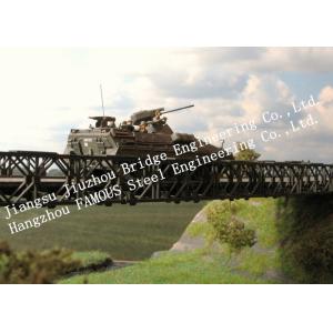Cheap Compact 200- Type Single Span Bailey Truss Bridge Quickly Installation For Army for sale
