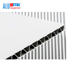 B1 Fireproof PE Corrugated Aluminum Siding Panels 0.5 Mm Thick Aluminium Sheet