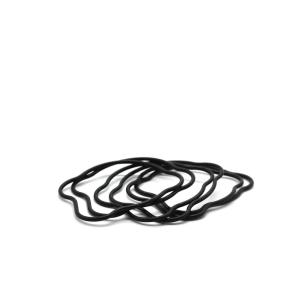 EPDM Silicone Rubber Gasket , Compression And Injection Flat Rubber Ring