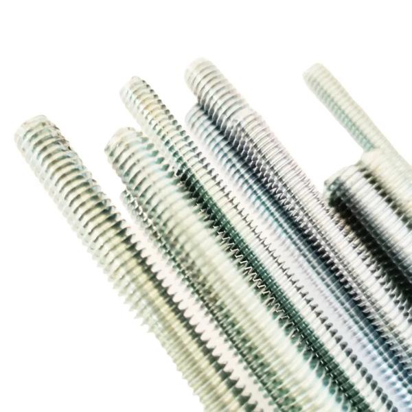 ISO9001 Certified and Polished Threaded Stud Bolts with Hexagon Head