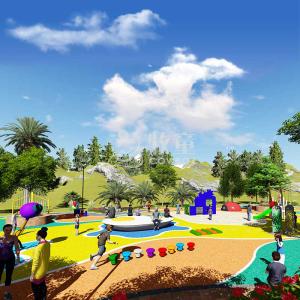 China factory offer Outdoor play structure playground customized design for