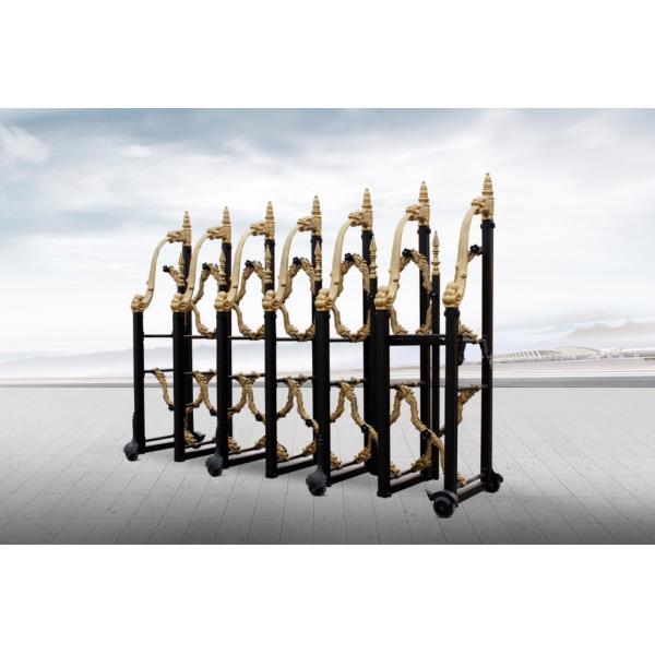 Quality Turtle IRG Metro Flatstrap Crowd Control Gates Tubular Barrier , Height 1.53m wholesale