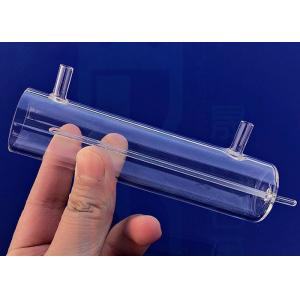 Lab Double Walled SIO2 Quartz Glass Tube Jacketed Tempering Quartz Glass Tube