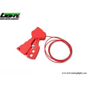 Adjustable PVC Coating 1/8'' 2.4m Grip Type Cable Lockout