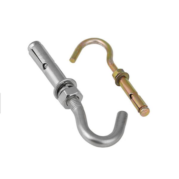Ring Hook Concrete Sleeve J Type Expansion Anchor Bolts Zinc Plated Stainless Steel