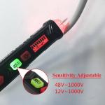 LCD Display 48 Volt Pen Type Voltage Tester , Digital Voltage Tester Pen