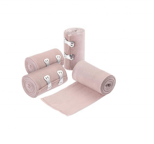 Quality Good elasticity  Hight  elastic bandage with clip  high spring bandage high pressure bandage wholesale