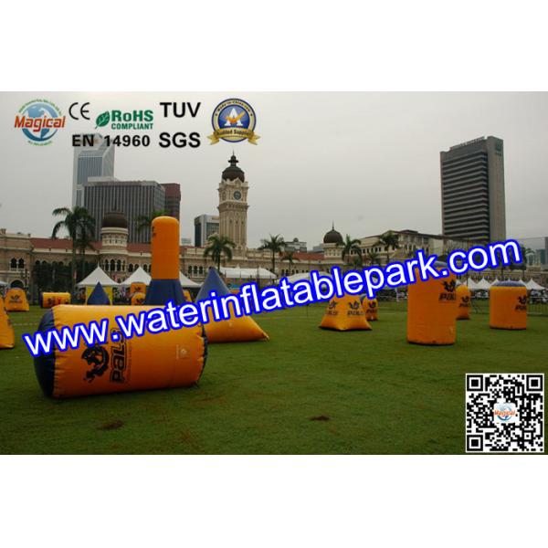 Quality PVC Inflatable Paintball Bunker BUN51 With Durable Plastic Ground Stakes wholesale