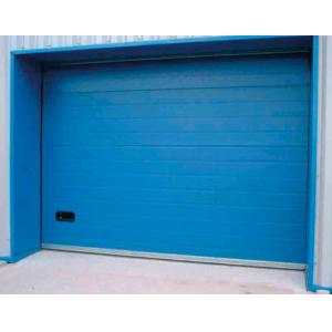 Metal Insulated Sectional Doors Overhead Sliding Roller Vertical Lifting For